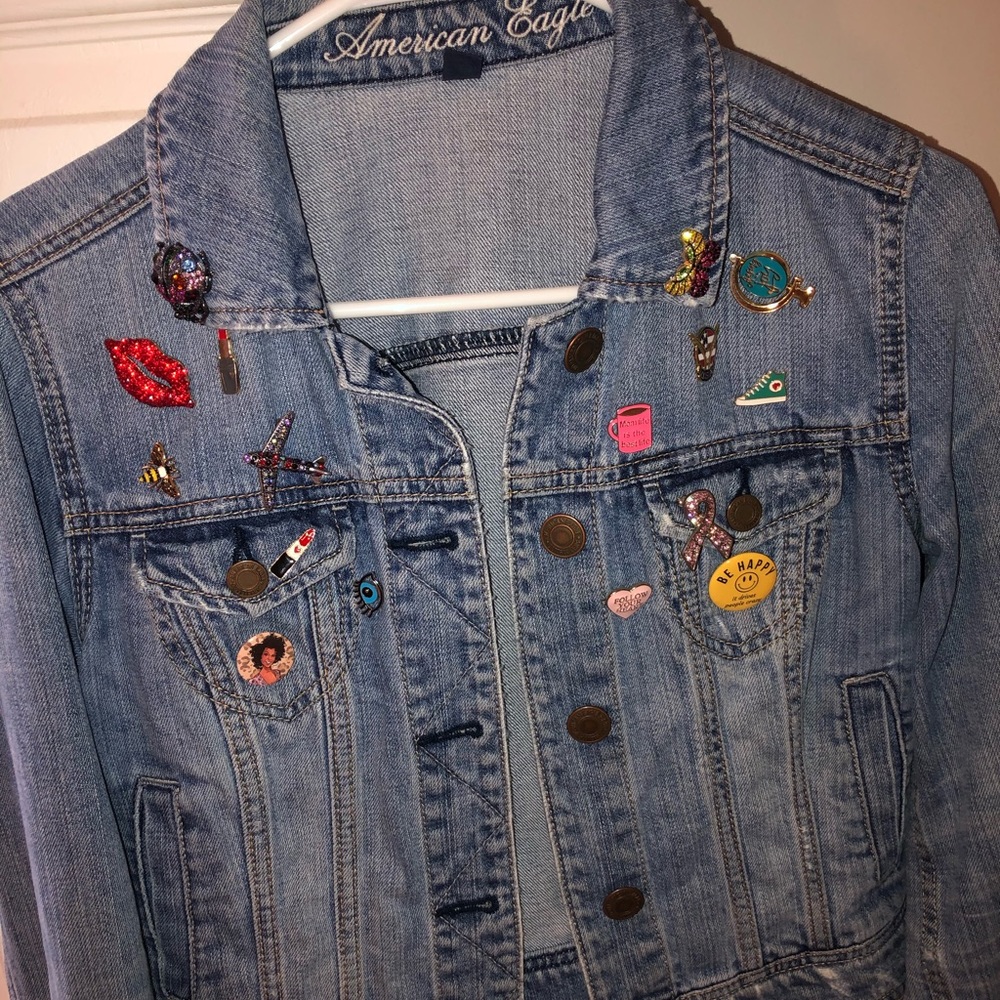 Light denim jean jacket - Picture 7 of 8